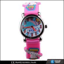 round case unique watch rubber watch for children